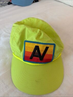 Aviator Nation Neon Yellow & White Trucker Hat